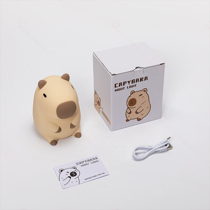 Veilleuse spongieuse Capybara - Lilubu - Cadeau parfait 🎁